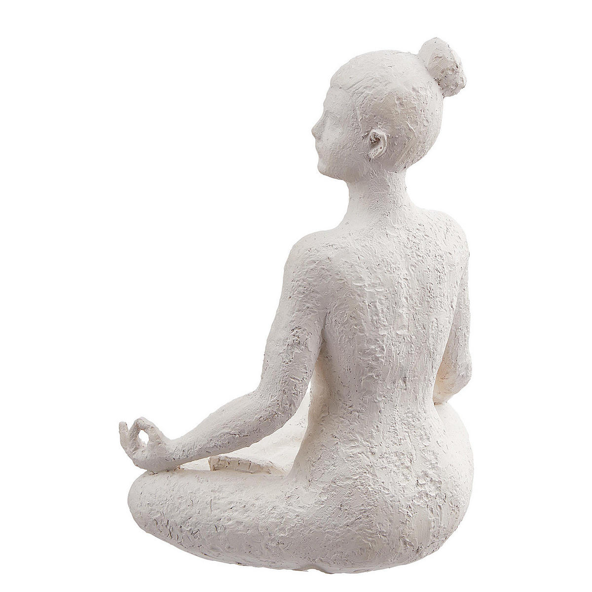 DEKO-FIGUR Lotus - Weiß, Stein (18/24/15cm) - Butlers