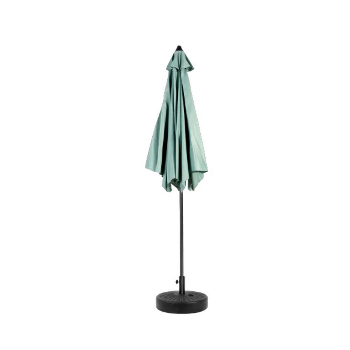 SONNENSCHIRM 264x264cm,Aluminium,Sonnenschutz,Hellgrün - Hellgrün, Metall (264/264cm) - LVHOM
