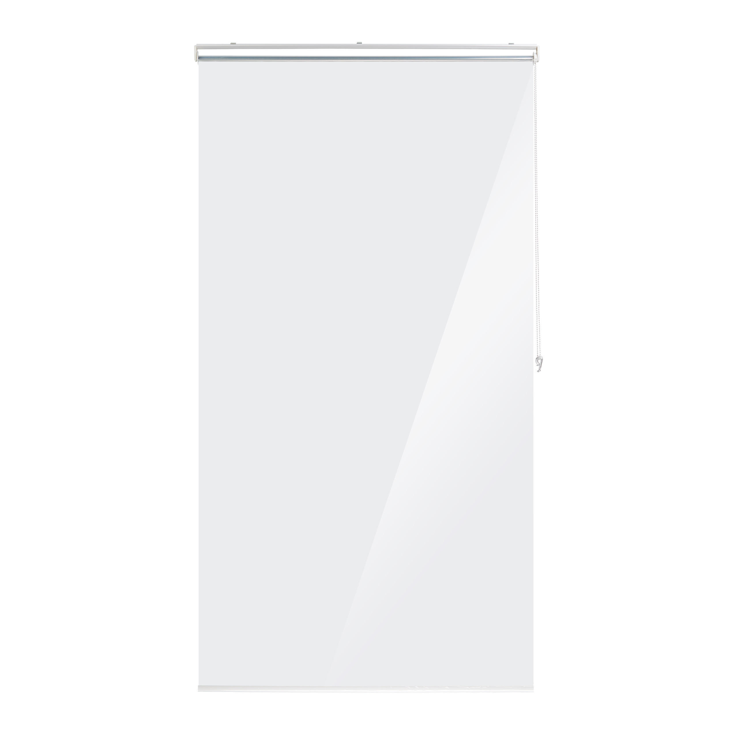 DUSCHROLLO - Transparent, Kunststoff/Metall (100/4.5cm) - Relaxdays