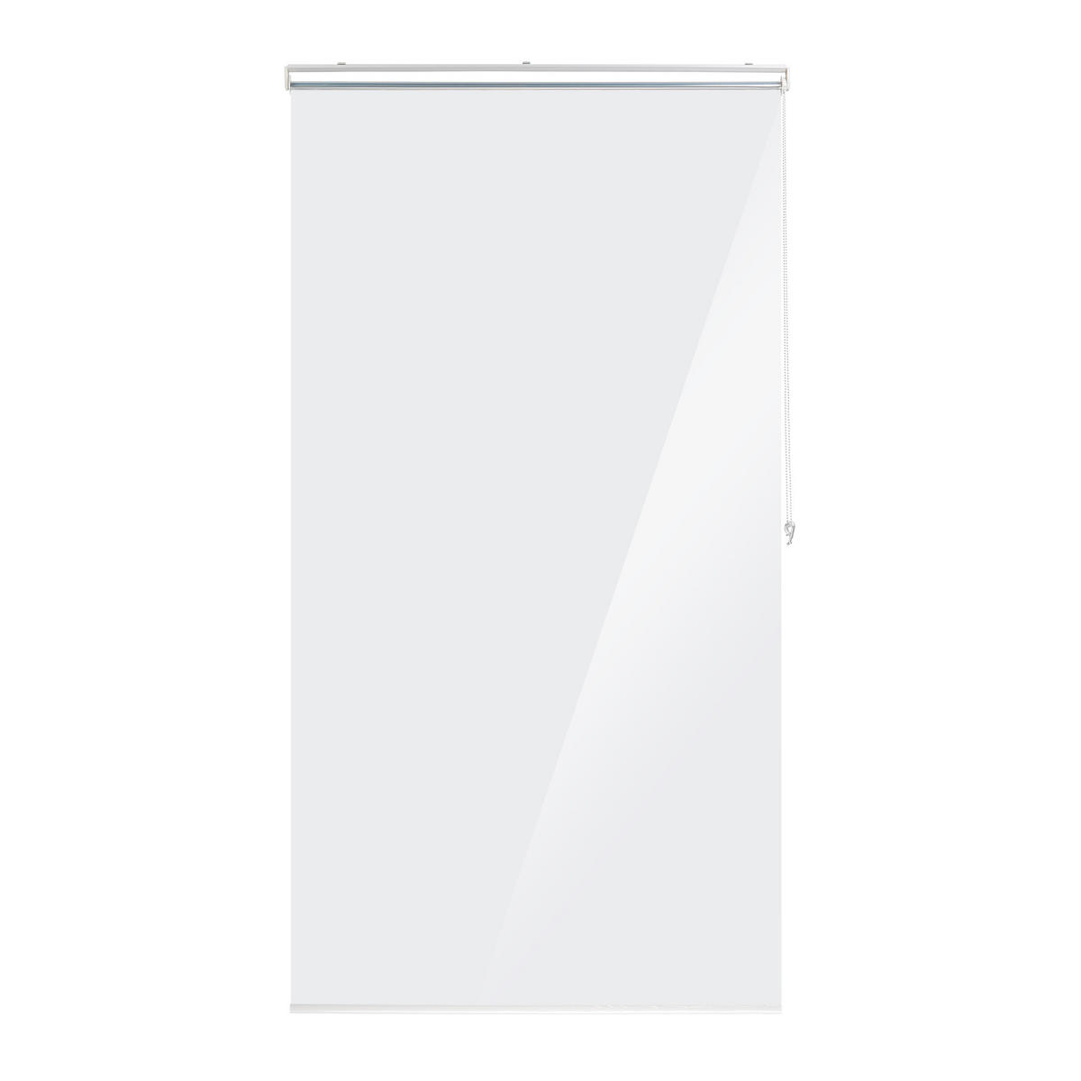 DUSCHROLLO - Transparent, Kunststoff/Metall (100/4.5cm) - Relaxdays