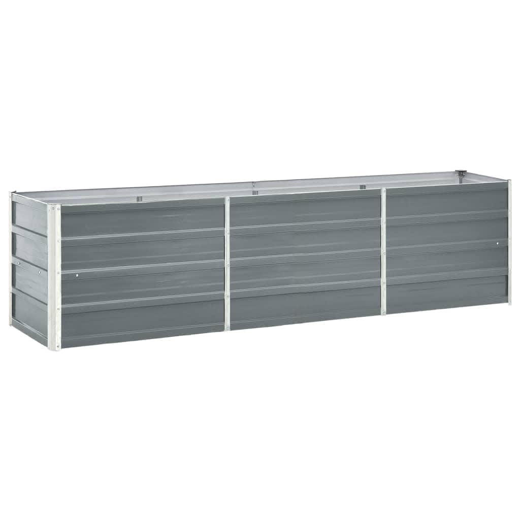 vidaXL Hochbeet Grau 40x45x240 cm