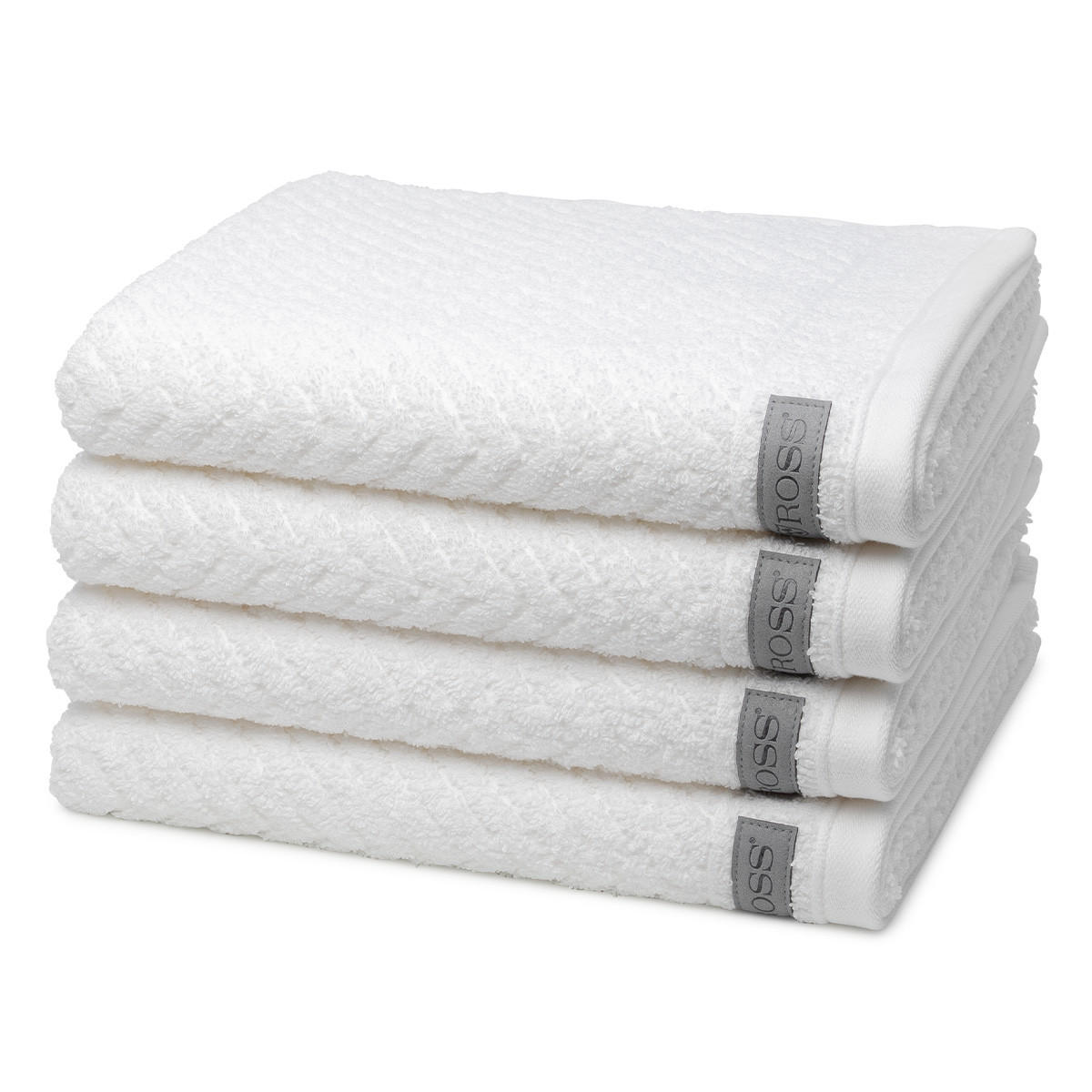 HANDTUCH Smart 4er-Set - Weiß, Textil (50/100cm) - Ross
