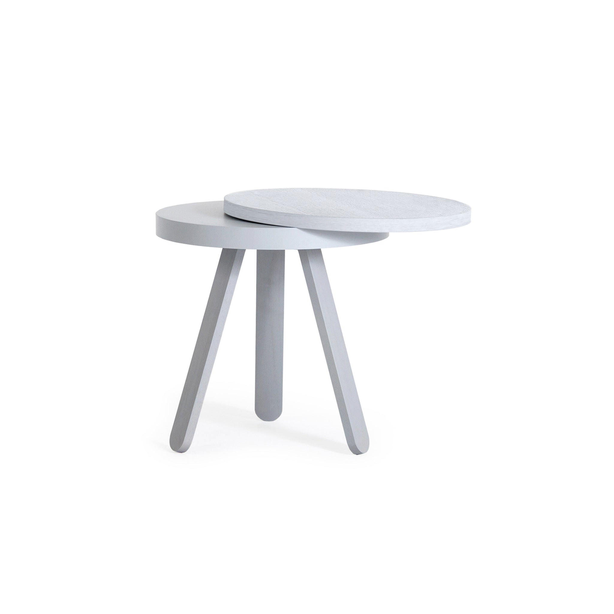 BEISTELLTISCH Batea S mit Tablett - Grau, Holz (42/42/42cm) - Woodendot