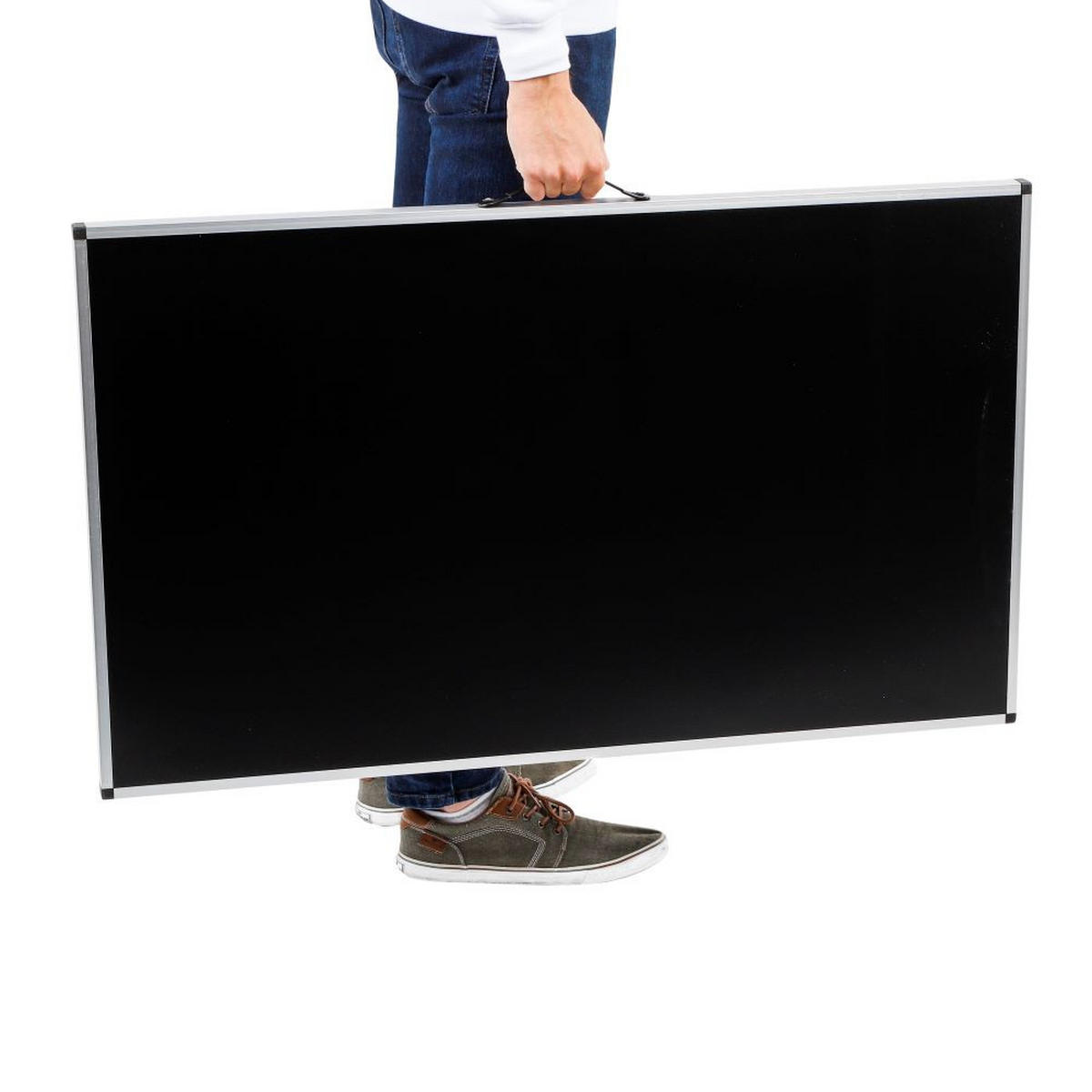 UNIVERSALTISCH, Campingtisch, Maße 100 x 60 cm - Transparent, Metall (100/60/60cm)