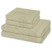 FROTTIERSET Rubin 4-teilig - Beige, Textil (50/100cm) - Ross
