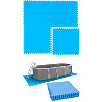 POOLMATTEN 10,1m² 16 EVA Matten 81 cm Blau - Blau, Kunststoff (81/81cm) - eyepower