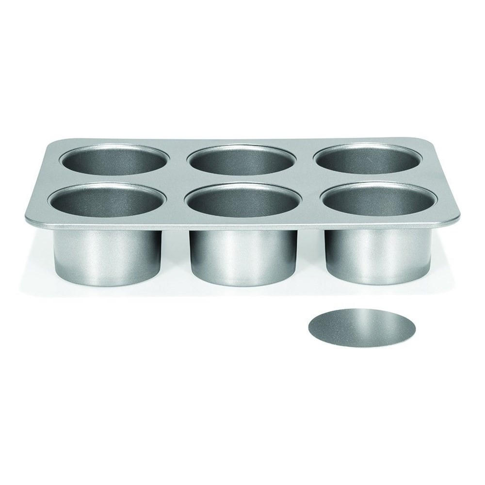 MUFFINFORM Silber 31/21.5/5.2 cm P03588 - Silberfarben, Metall (21.5/5.2/31cm) - Patisse 