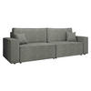 SCHLAFSOFA Karl - Schwarz/Grau, Holz/Kunststoff (245/82/90cm) - MIRJAN24