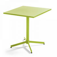 GARTENTISCH , klappbar, Grün - Grün, Metall (70/70/72cm) - Oviala