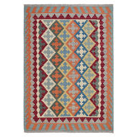 HANDWEBTEPPICH Kelim Gashgai Mehrfarbig 178/128 cm Schurwolle - Multicolor, Textil (128/178cm) - Looma