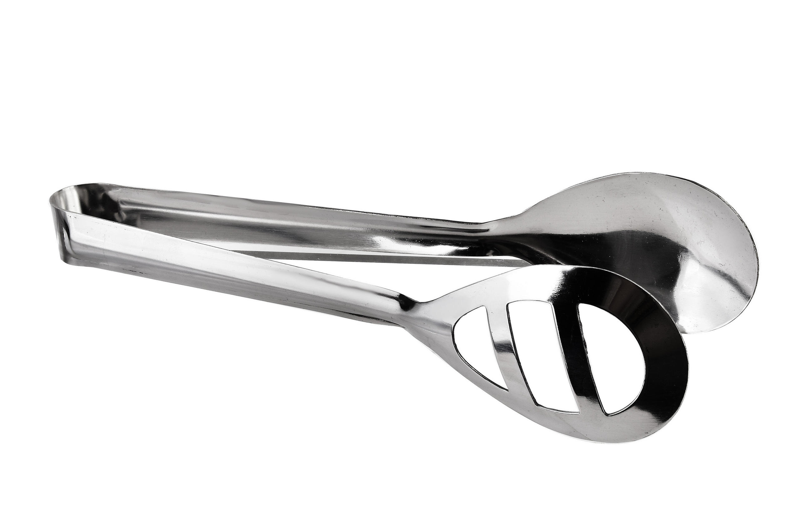 KÜCHENZANGE Basic Kitchen Silber 19.5/5/2 cm Metall - Silberfarben, Metall - Mondex