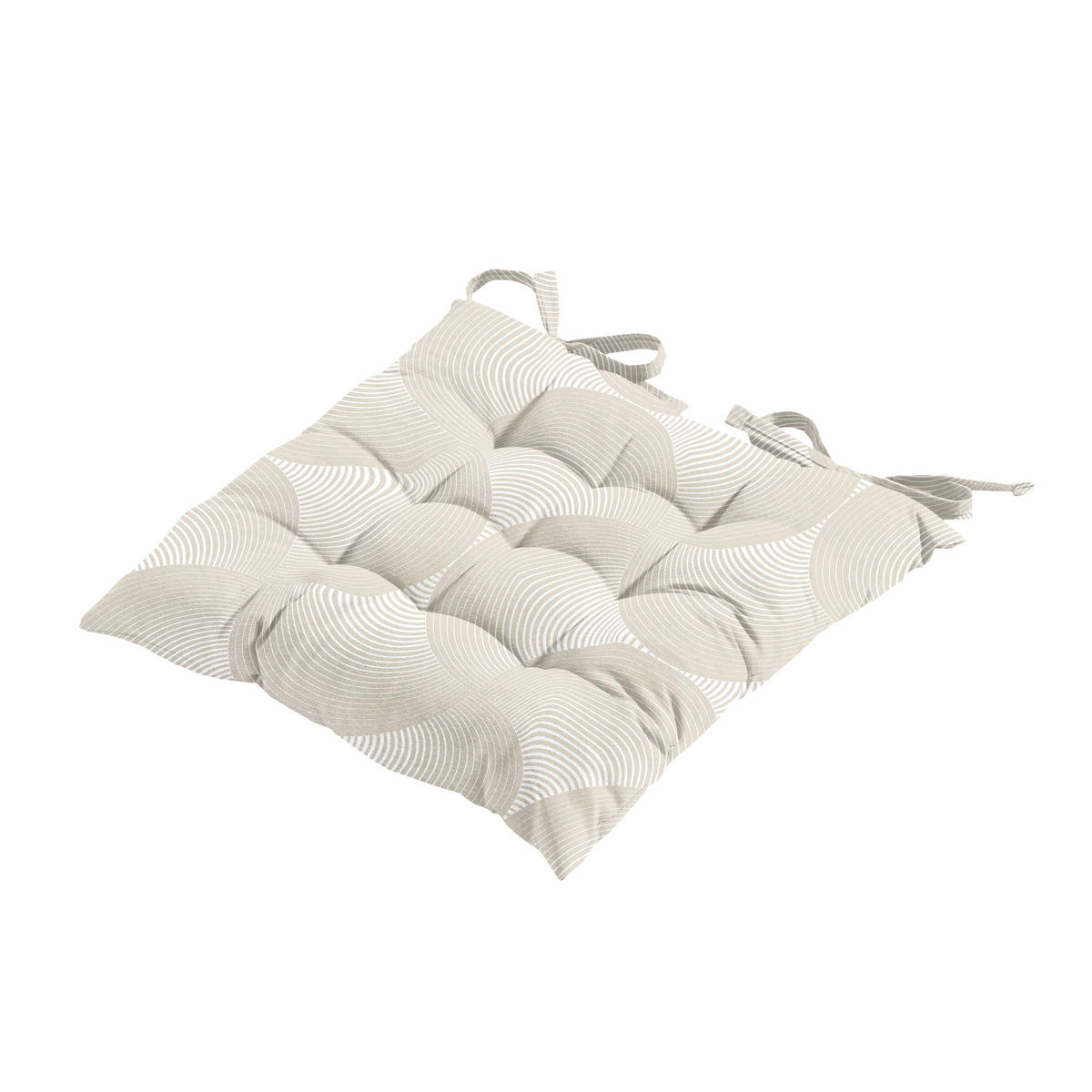 SITZKISSEN Napels - Beige - 46/46/8 cm - 4er-Set - Beige, Textil (46/8/46cm) - Madison