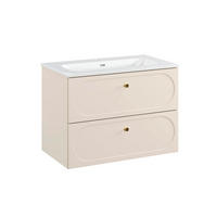 WASCHTISCH 80.2cm Sanae Sandbeige - Beige, Holzwerkstoff (80.2/57/46cm) - Petits-meubles