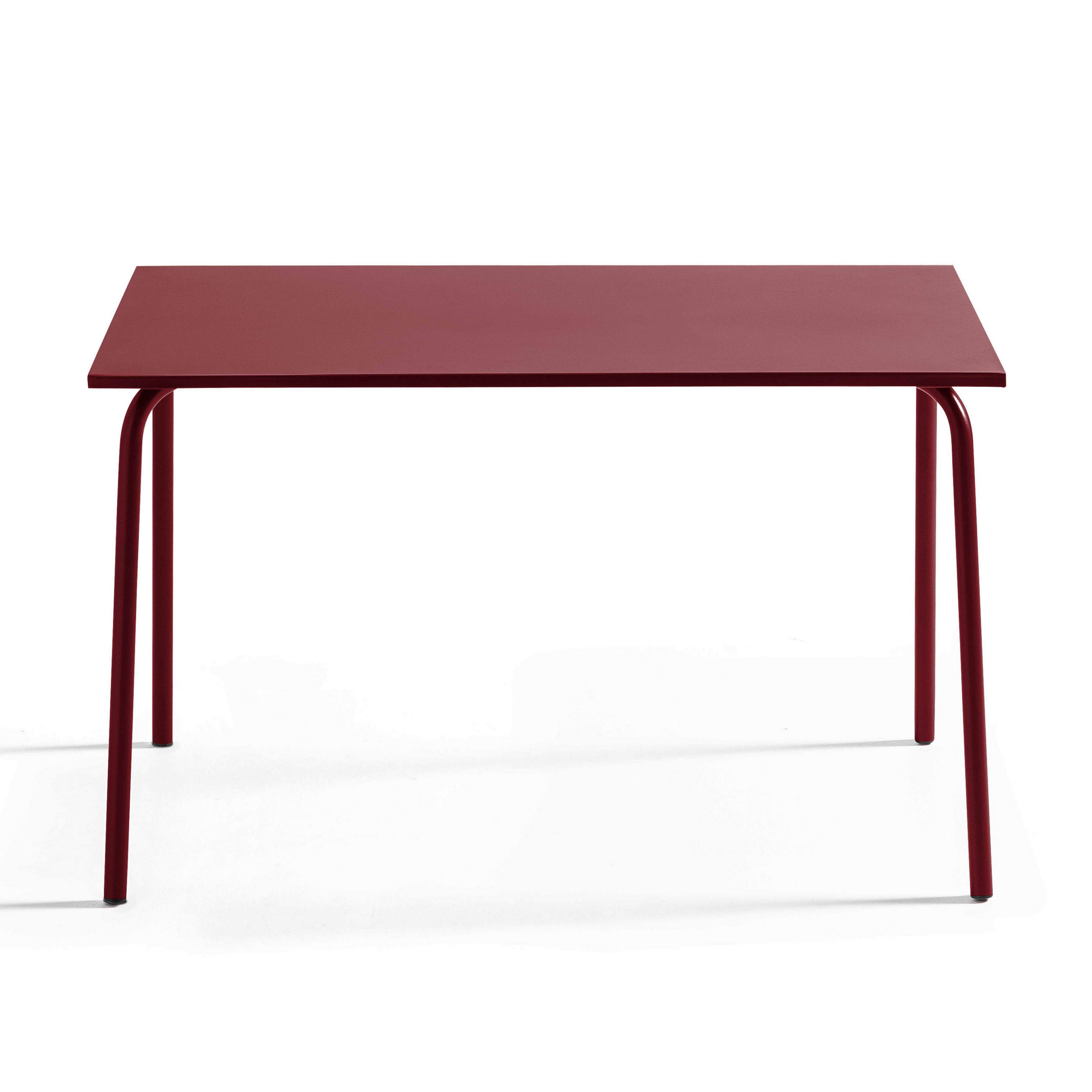 GARTENTISCH, Lila - Lila, Metall (120/70/72cm) - Oviala