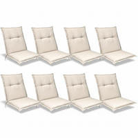 NIEDERLEHNERAUFLAGE Base NL 100x50x6cm Natur (8tlg) - Naturfarben, Textil (50/6/100cm) - Beautissu 