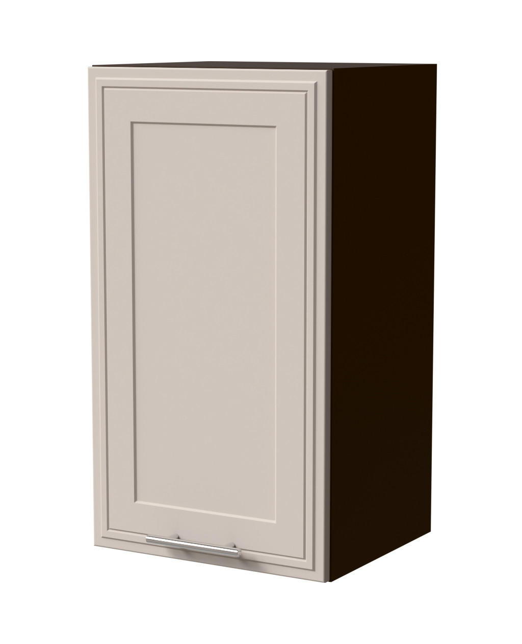 Feldmann-Wohnen Hängeschrank Kaschmir, Dunkelgrau 40x72x32.5 cm