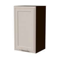 HÄNGESCHRANK Salo W2/40 Lava / Kaschmir Matt 40 / 32,5 / 72cm - Kaschmir/Dunkelgrau, Holz/Holzwerkstoff (40/72/32.5cm) - Feldmann-Wohnen