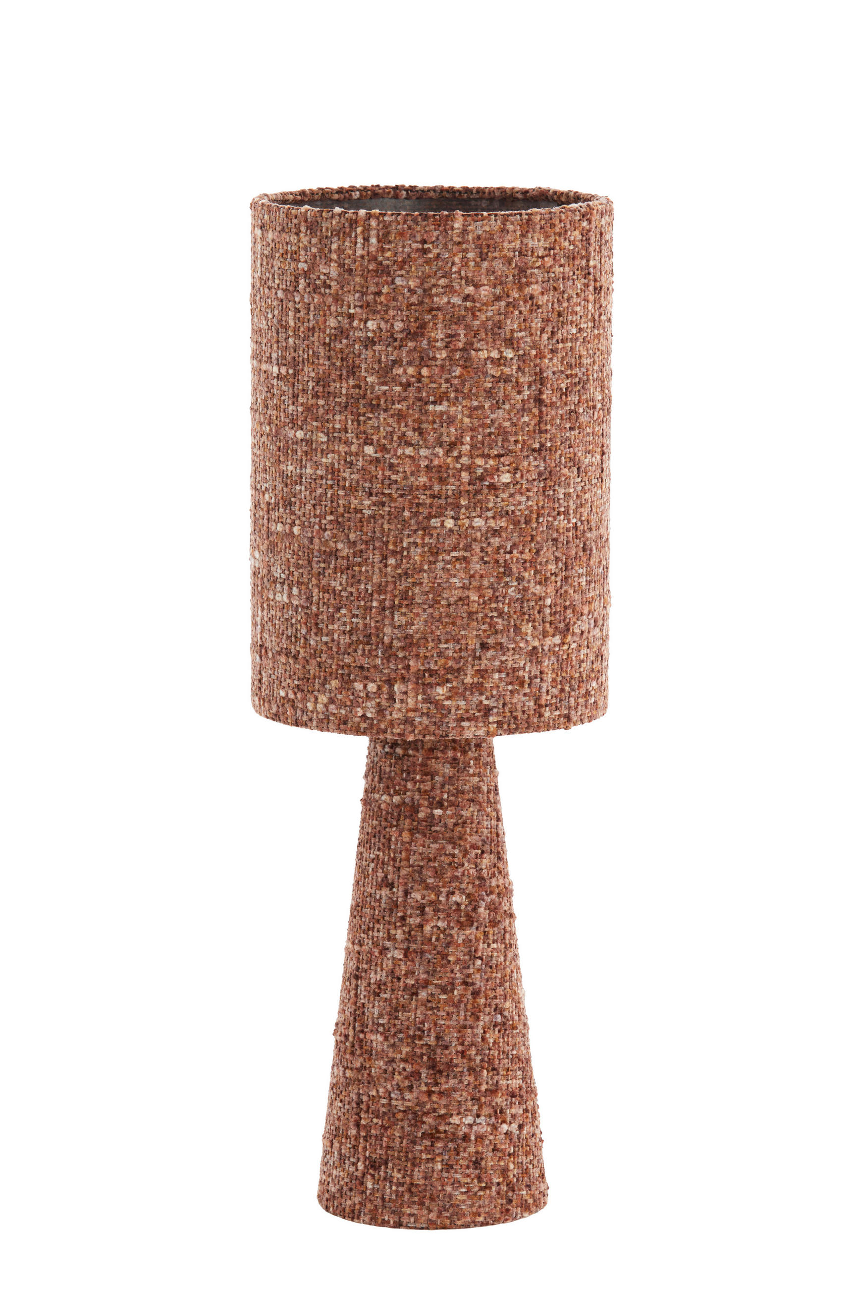 TISCHLAMPE Micky Rot 20/20/58 cm - Rot, Textil (20/20/58cm) - Light & Living