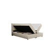 BOXBETT Reve 160 x 200 cm mit Bettkasten und Lattenrost ohne matratze - beige - Dunkelblau, Holz (160/206cm) - Panda Möbel
