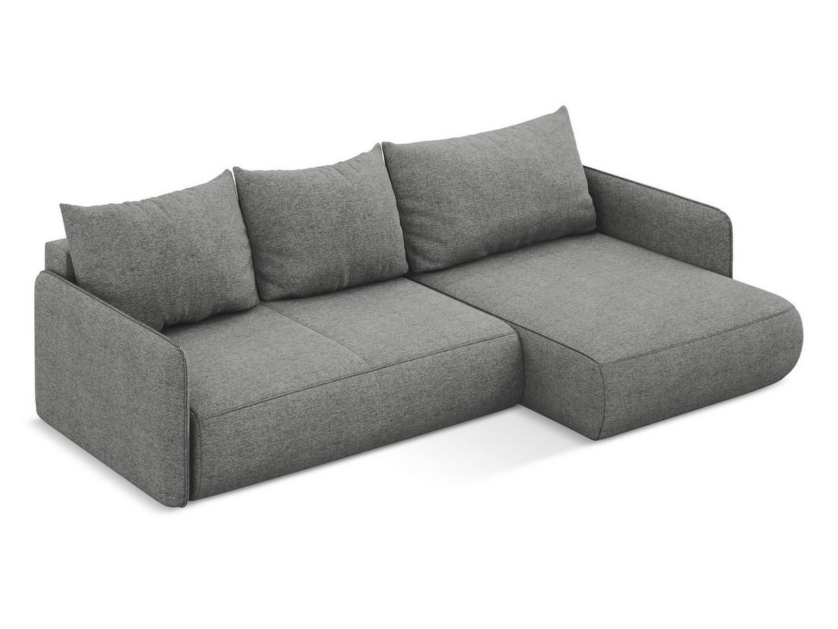 3-SITZER SOFA Samt Stoff Violett - Lila/Flieder, Textil/Metall (202/80/95cm) - Makamii