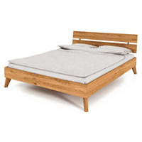 GREG 2 BETT Wildeiche - Wildeiche, Holz (200/190cm) - byoak