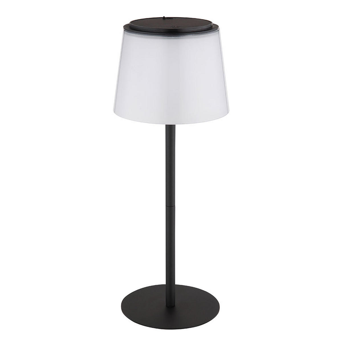 TISCHLEUCHTE MARIAM LED Metall Schwarz, Akku, 2er Set - Schwarz, Metall (13/13/34cm) - Globo Lighting