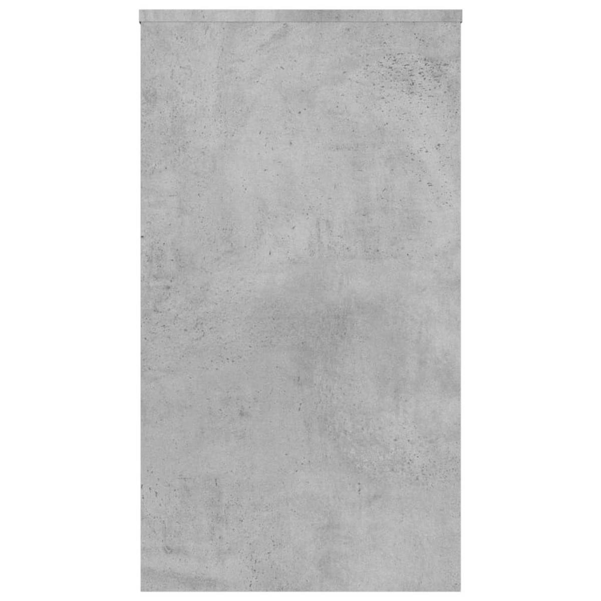 SCHREIBTISCH Modern 90/40/72 cm aus Holzwerkstoff Betongrau - Hellgrau/Grau, Holz (40/90/72cm) - vidaXL