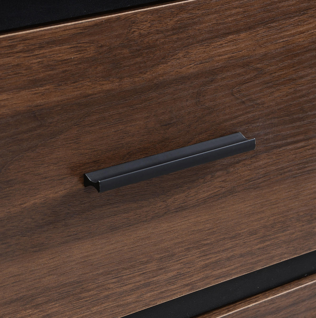 SCHREIBTISCH mit 3 Schubladen MDF Dark Brown - Braun, Holz (135.5/58/75cm) - Meubliv