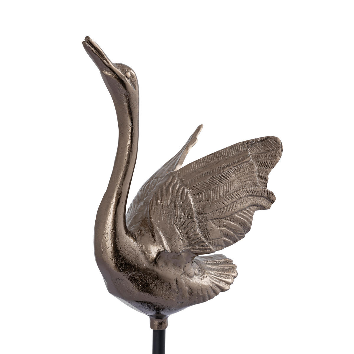 SKULPTUR Joycee Braun 18/20/60cm - Braun, Metall (20/60/18cm) - PTMD Collection