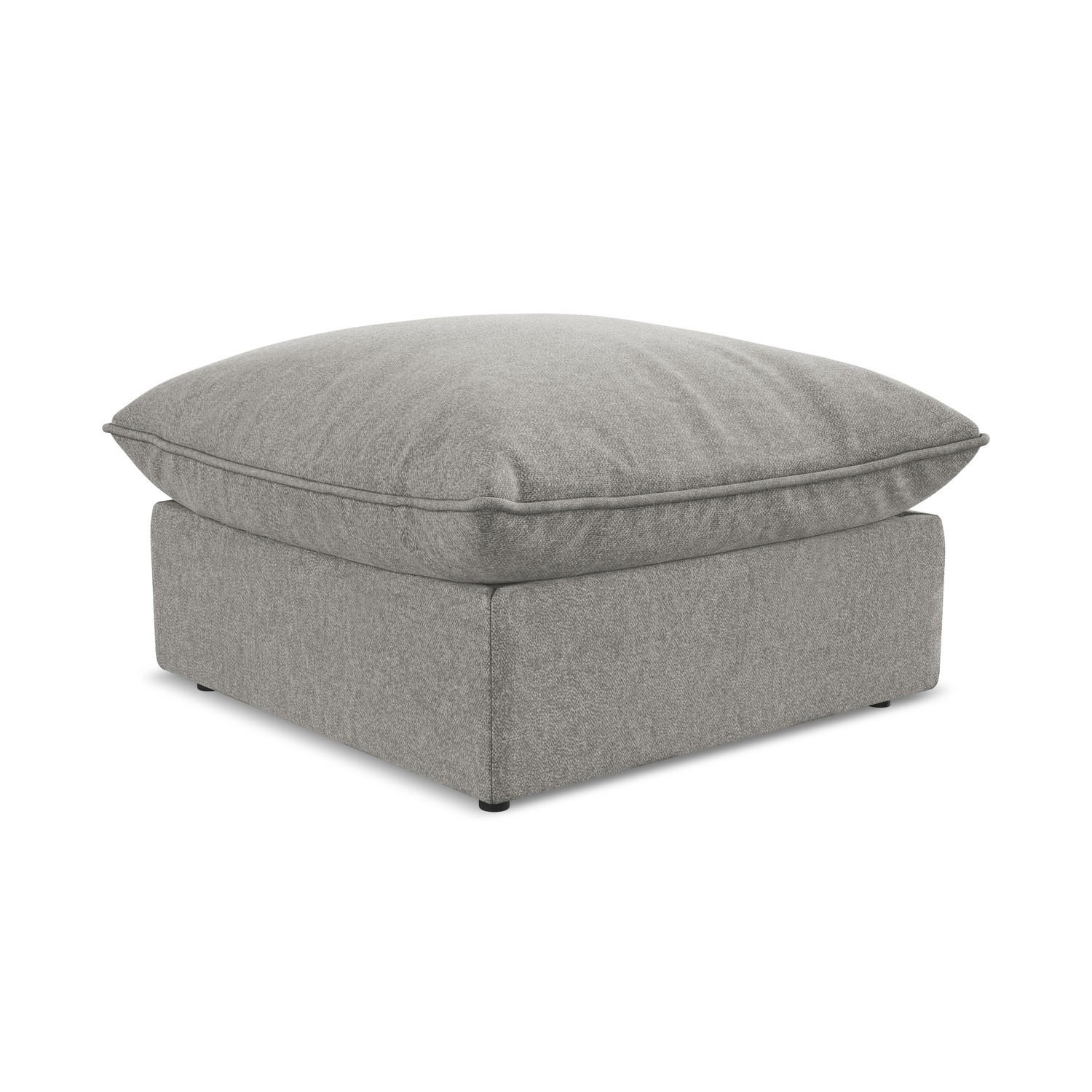 LaMiaSofa Pouf Grau 75x45x75 cm