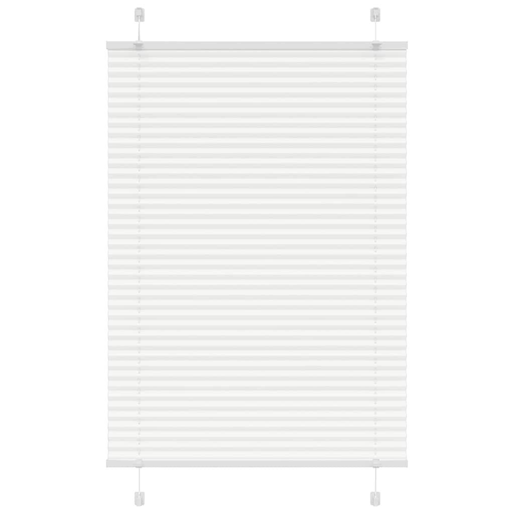 PLISSEE 90/150 cm Stoffbreite 89,4 cm aus Polyester Weiß - Weiß, Textil (90/150cm) - vidaXL