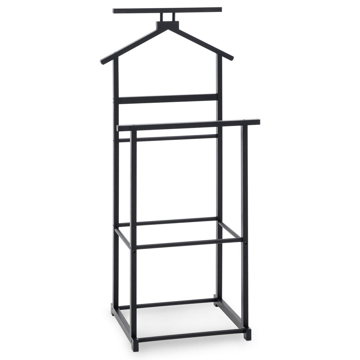 HERRENDIENER KANNA - Schwarz, Holz (49/109/40cm) - IDIMEX