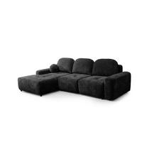 ECKSOFA Argos In Vibe - Schwarz, Holzwerkstoff/Textil (170/267cm) - Fun Möbel
