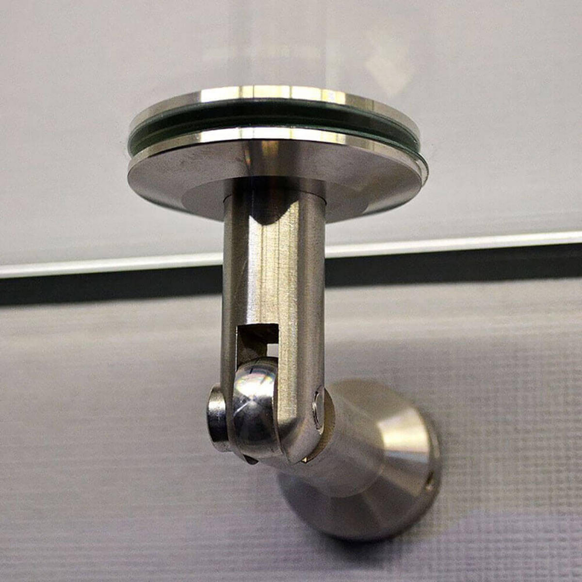 GLASVORDACH RENMA - Größe: 200 - Transparent, Glas (200.2/1.2/90.1cm) - Home Deluxe