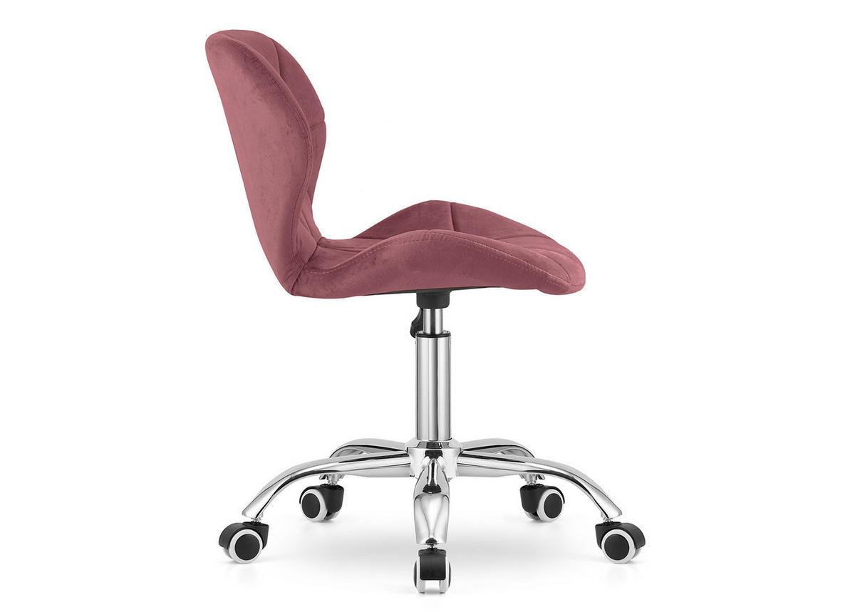 DREHSTUHL Avola, dunkelrosa - Pink, Textil (47.5/86.5/55.5cm)