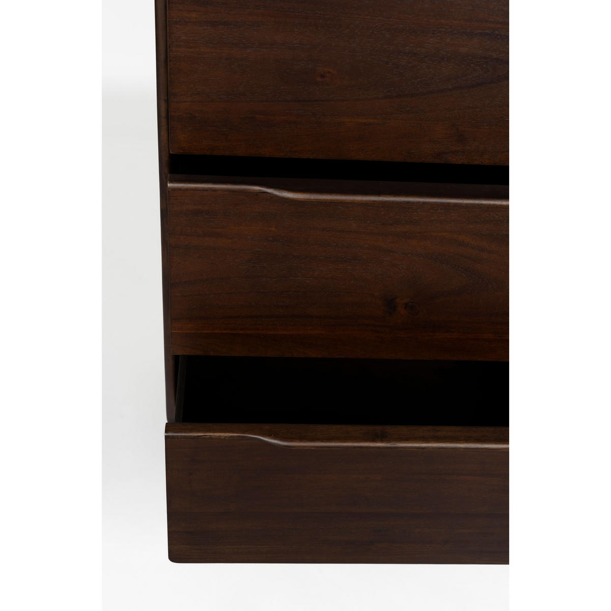KOMMODE Elroy Niedrig Walnussfarbe - Braun, Holz (65/155/45cm) - Dutchbone