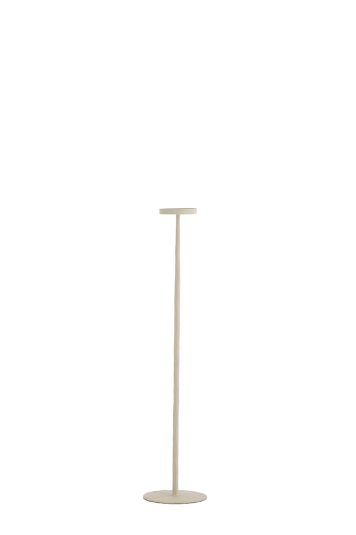 KERZENSTÄNDER Esine Weiß Ø18/80 cm - Weiß, Metall (18/80/18cm) - Light & Living