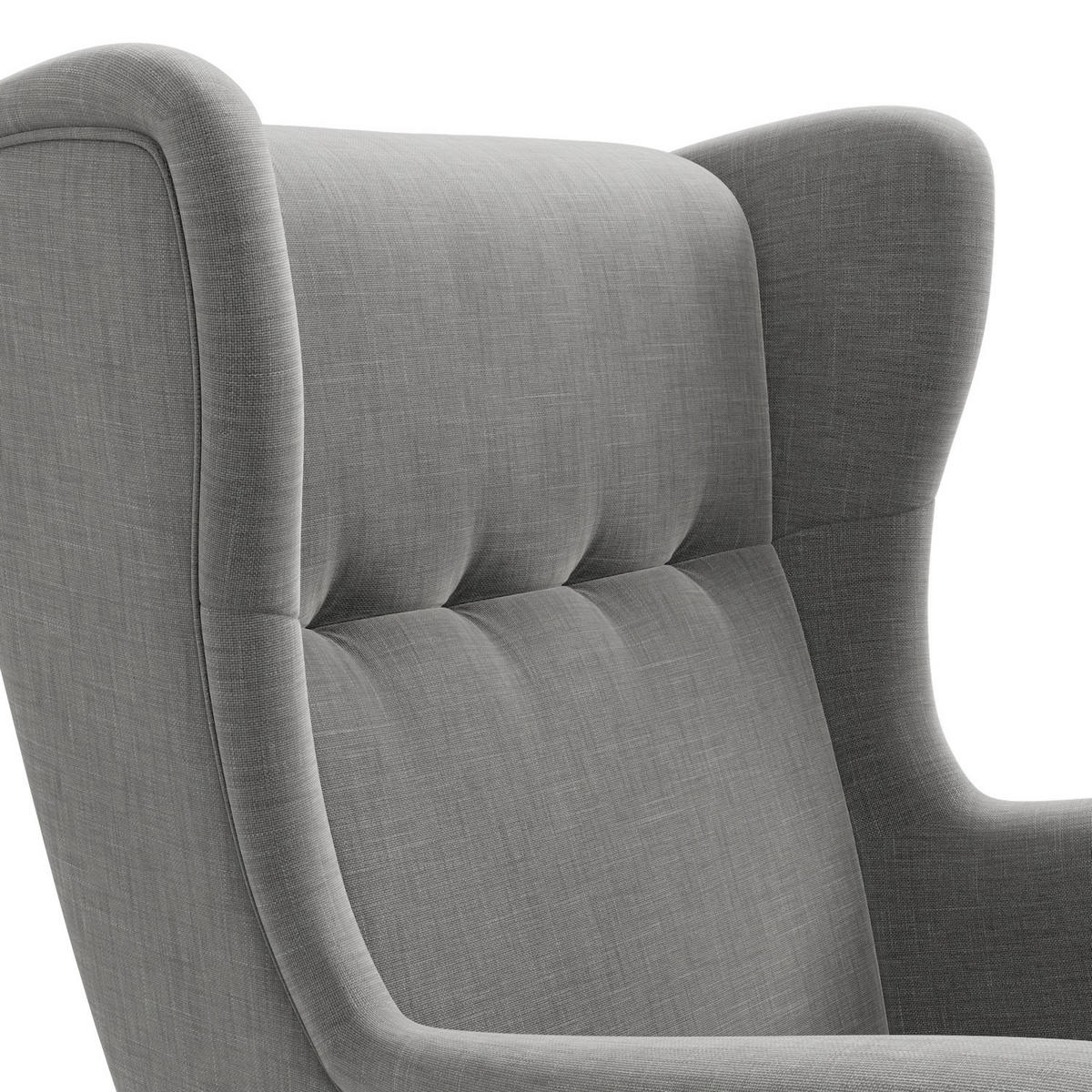 OHRENSESSEL VELO, Dunkelgrau - Dunkelgrau, Textil (81/102/95cm)