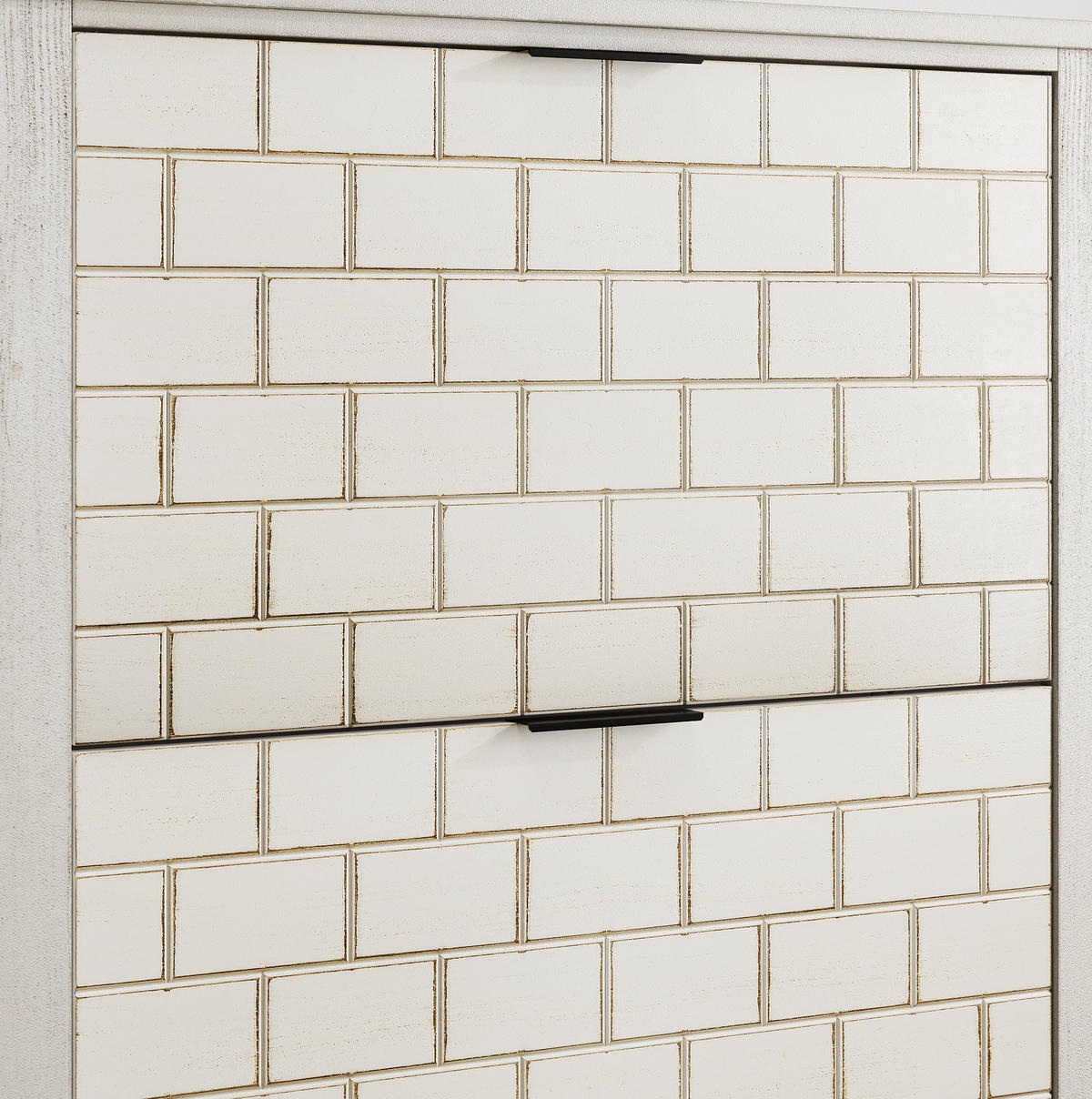 SCHUHSCHRANK aus MDF & Spanplatte in Weiß mit 2 Schubladen - Weiß, Holzwerkstoff (80/97.5/24cm) - Modfu