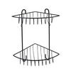 BADEZIMMERREGAL Carl 22/16/28,5cm Schwarz - Schwarz, Metall (22/28.5/16cm) - Mondex