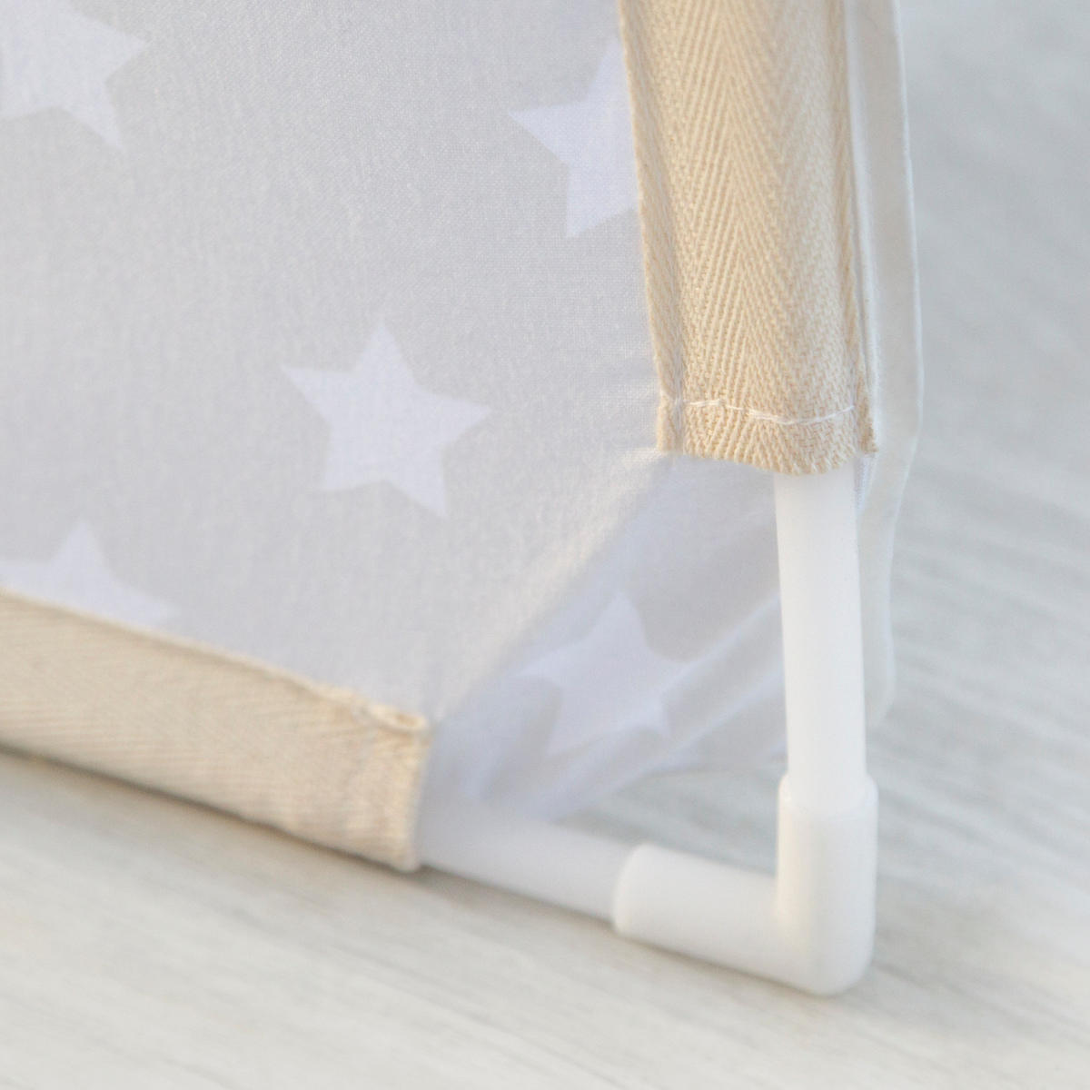 TUNNELSET für Hochbett 90 cm Sterne - Grau, Textil (90/70/100cm) - Homestyle4u