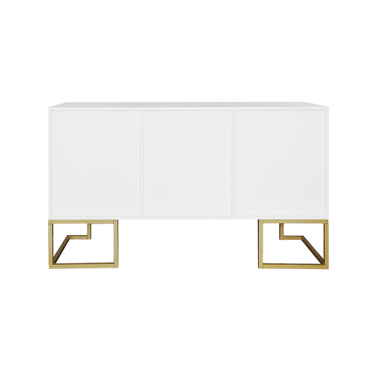 SIDEBOARD Verstellbare Regalböden,138/40/80,5 cm - Weiß, Holzwerkstoff/Metall (40/80.5/138cm) - Urban Meuble