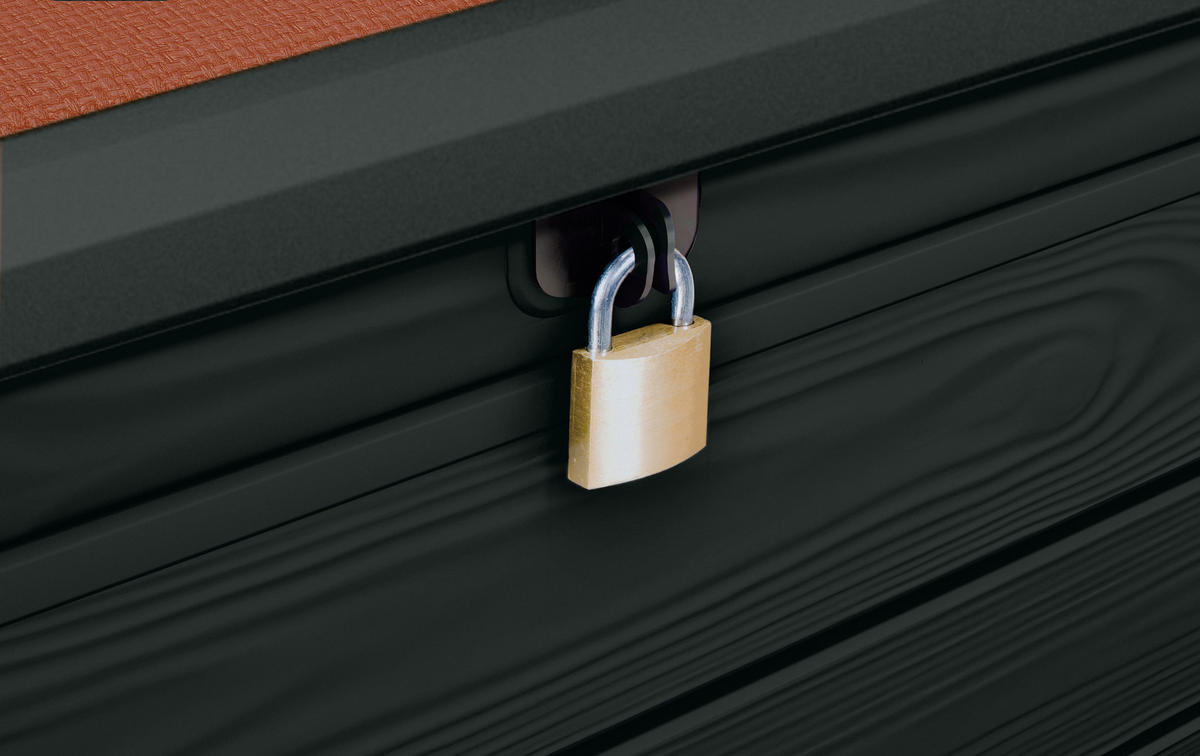 GARTENBOX Brightwood - Grau, Kunststoff (70/60/145cm) - Keter