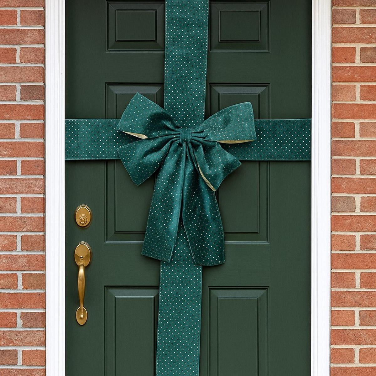 WEIHNACHTSDEKORATION Schleife 33/42 cm - Grün, Textil (10/42/33cm) - Home Styling Collection