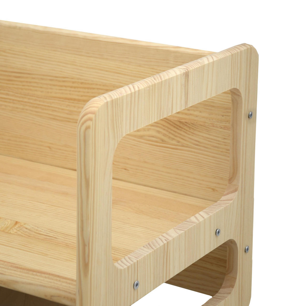 MONTESSORI-BANK aus massivem Kiefernholz in Naturholzfarbe - Beige, Holz (75/39/39cm) - RNT By Really Nice Things