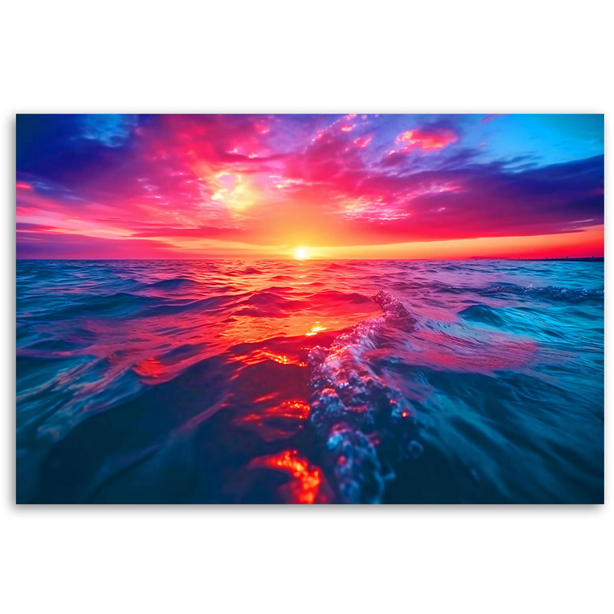 KUNSTDRUCK Lila 60/40 cm - Lila, Textil (60/40cm) - KUNSTLOFT