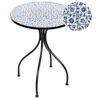 BISTRO STOLEK 60/60 cm Kov Černý Chapeco - černá, kov (60/60/75cm) - Beliani