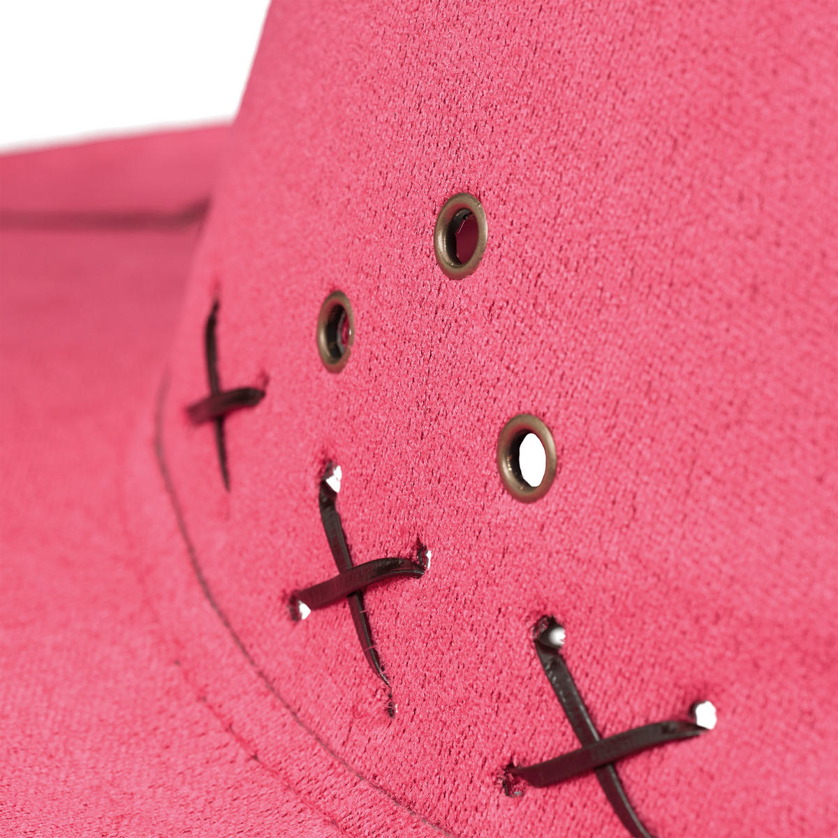 COWBOYHUT - Rosa, Textil (35.5/16/39cm) - Relaxdays