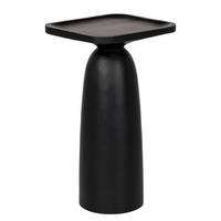 MASSIVER BEISTELLTISCH Small - Mango Schwarz - Schwarz, Holz (30/35/60cm) - home24