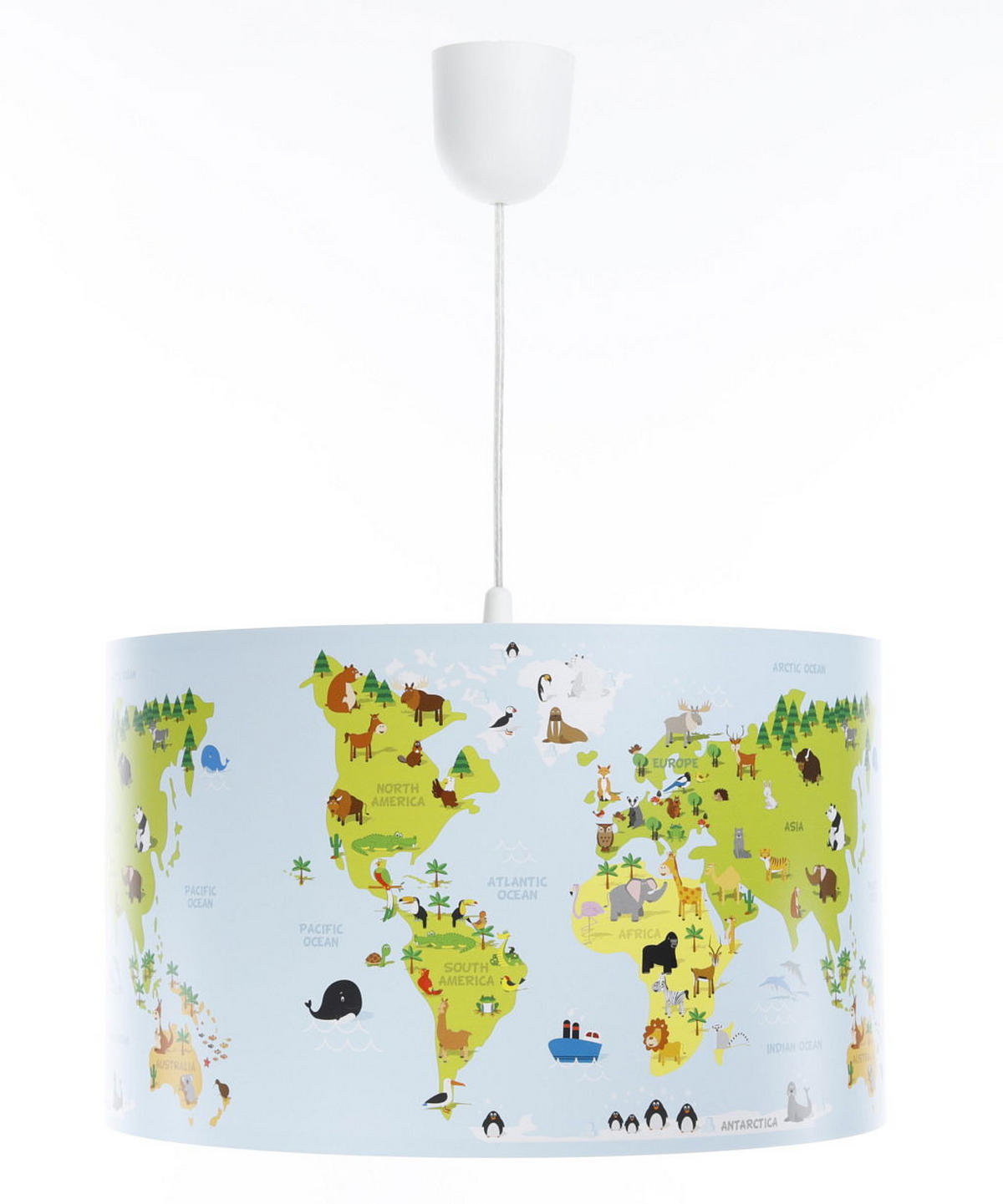 HÄNGELEUCHTE Bunt 30/20 cm - Multicolor/Weiß, Kunststoff (30/30/20cm) - KUNSTLOFT